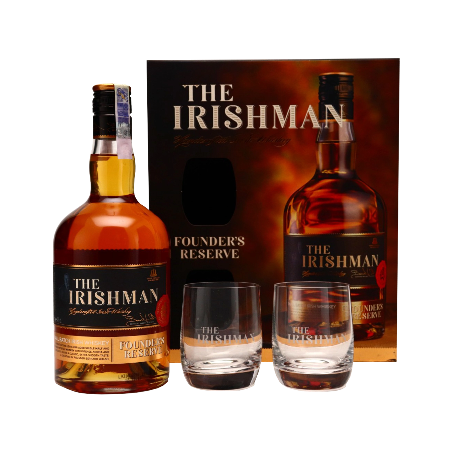Rượu Whisky The Irishman Founder's Reserve Gift Set